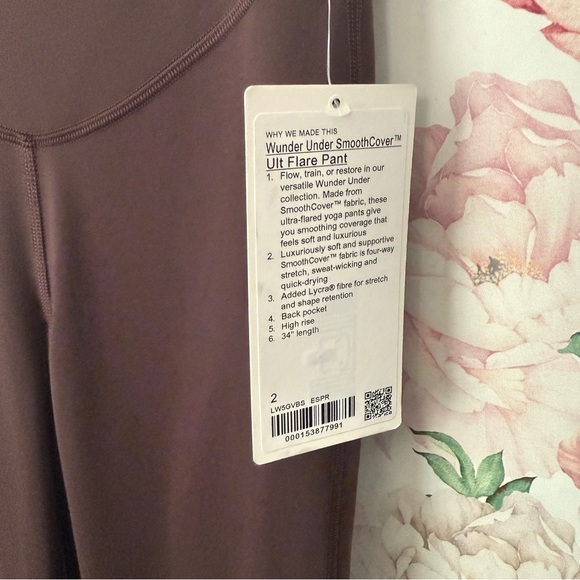 173-$75*FREE SHIPPING*NWTLululemon Wunder Under Smooth Ultra Flared HR Yoga Pant - Picture 4 of 6